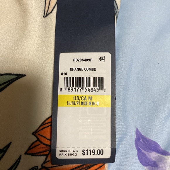 RACHEL Rachel Roy One Shoulder Dress White Orange - Picture 6 of 7